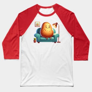 Couch Potato Baseball T-Shirt